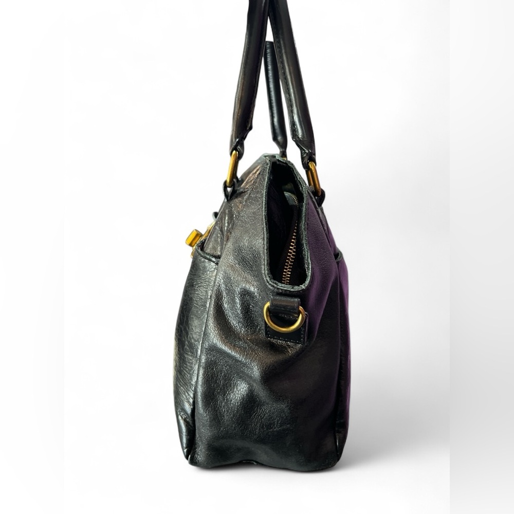 Elliott Lucca Black Leather Handbag - Picture 5 of 16